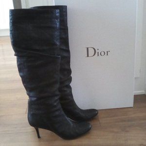 Christian Dior Black Boots